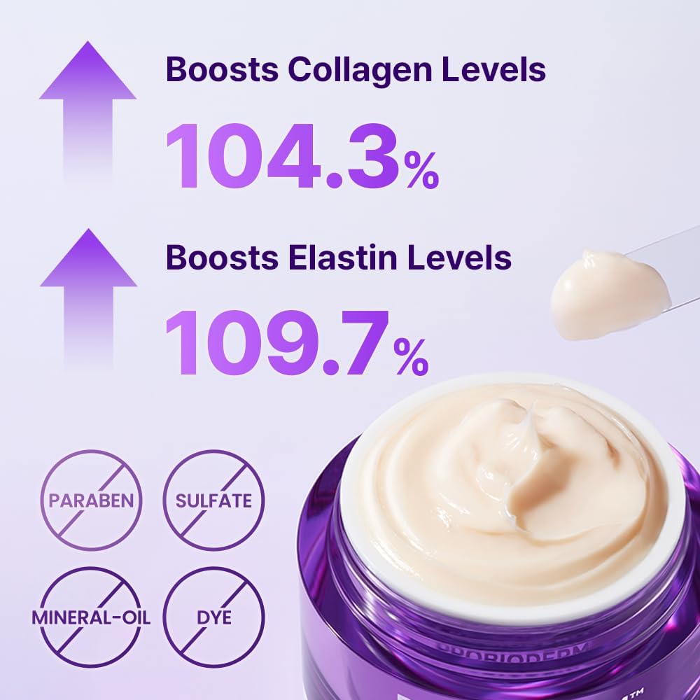 BIOHEAL BOH Probioderm 3D Lifting Cream 1.7 fl oz - Cardi B's Advanced Korean Facial Night Cream with 17-Peptide Complex & Probioderm for Face and Neck, Butter-Rich Texture for Perfect Slugging